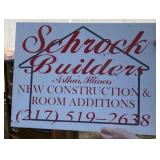 Schrock Builders Sign