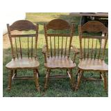 3 Matching Dining Chairs
