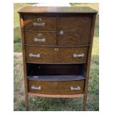Oak Wig Box Dresser