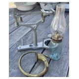 Oil Lamp, Horn and Scales