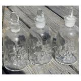 Drug Store Acid Bottles