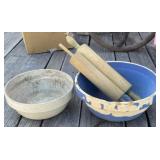 Stoneware and Rolling Pins