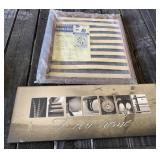 Welcome Sign & Matchbook Frame
