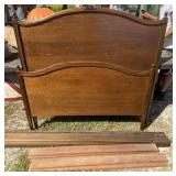 Full Size Oak Bed