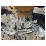Large Lot of Pattern Glass