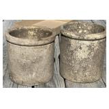 2 - One Gallon Crazed Crocks