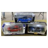 3 - 1/32 and 1/24 Scale Diecast Cars