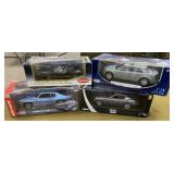4 - 1/18 Scale Diecast Cars