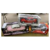 3 - 1/18 Scale Diecast Cars