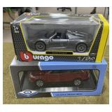 2 - 1/24 Scale Cars