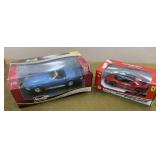Ferrari and Corvette Diecast Models
