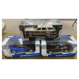 3 - Maisto & Motor Max 1/24 Scale Cars
