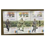 3 - German Army Action Figures