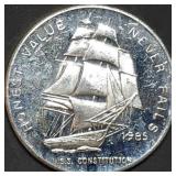 1 Troy Oz .999 Silver Round USS Constitution