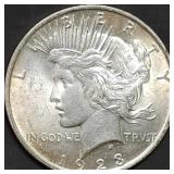 1923 Peace Silver Dollar Gem BU