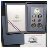 1991 US Mint Prestige Proof Set with Silver Dollar