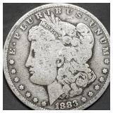 1883 Morgan Silver Dollar