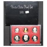 1981 US Mint Proof Set w/ SBA Dollar