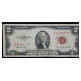 1953 $2 Red Seal Legal Tender High Grade Note
