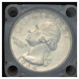 Gem BU Roll 1964 Washington 90% Silver Quarters