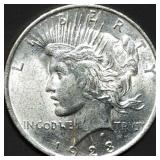 1923 Peace Silver Dollar Gem BU