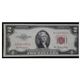 1953 $2 Red Seal Legal Tender High Grade Note