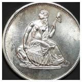 1 Troy Oz .999 Silver Round Seated Liberty
