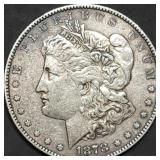 1878 7TF Rev of 78 Morgan Silver Dollar Nice