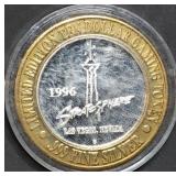 Vintage .999 Silver Strike Casino Token .61oz