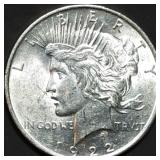 1922 Peace Silver Dollar Gem BU