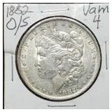 1882-O/S Morgan Silver Dollar VAM 4, High Grade