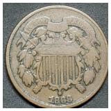 1868 Two Cent Piece