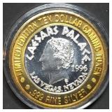 Vintage .999 Silver Strike Casino Token .61oz