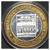 Vintage .999 Silver Strike Casino Token .61oz