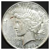 1928-S Peace Silver Dollar, High Grade