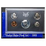 1968 US Mint Proof Set w/ Silver Kennedy