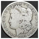1901-O Morgan Silver Dollar