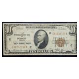 1929 $10 National Currency Richmond VA Nice Note
