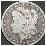 1883 Morgan Silver Dollar