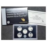 2011 America the Beautiful Quarter Silver Proof Se