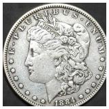 1884 Morgan Silver Dollar