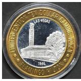 Vintage .999 Silver Strike Casino Token .61oz