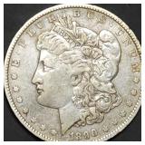 1890-O Morgan Silver Dollar
