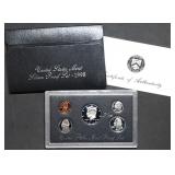 1998 US Mint Silver Proof Set MIB