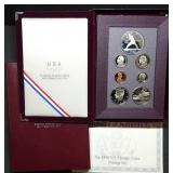 1992 US Mint Prestige Proof Set with Silver Dollar