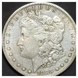 1885-S Morgan Silver Dollar, Better Date