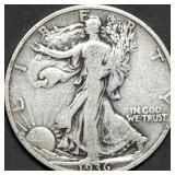 1936-S Walking Liberty Silver Half Dollar