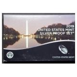 2019 US Mint Silver Proof Set MIB .999 Silver