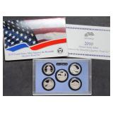 2010 America the Beautiful Quarter Proof Set MIB