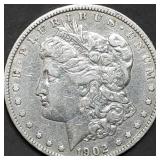 1902-O Morgan Silver Dollar
